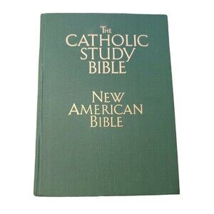 The Catholic Study Bible New American Bible 1990 Oxford Press Hardcover Vintage